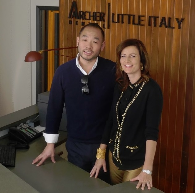 Dr Grant Yiu with Dr Natalie Archer at Archer Dental Little italy on College St in Toronto